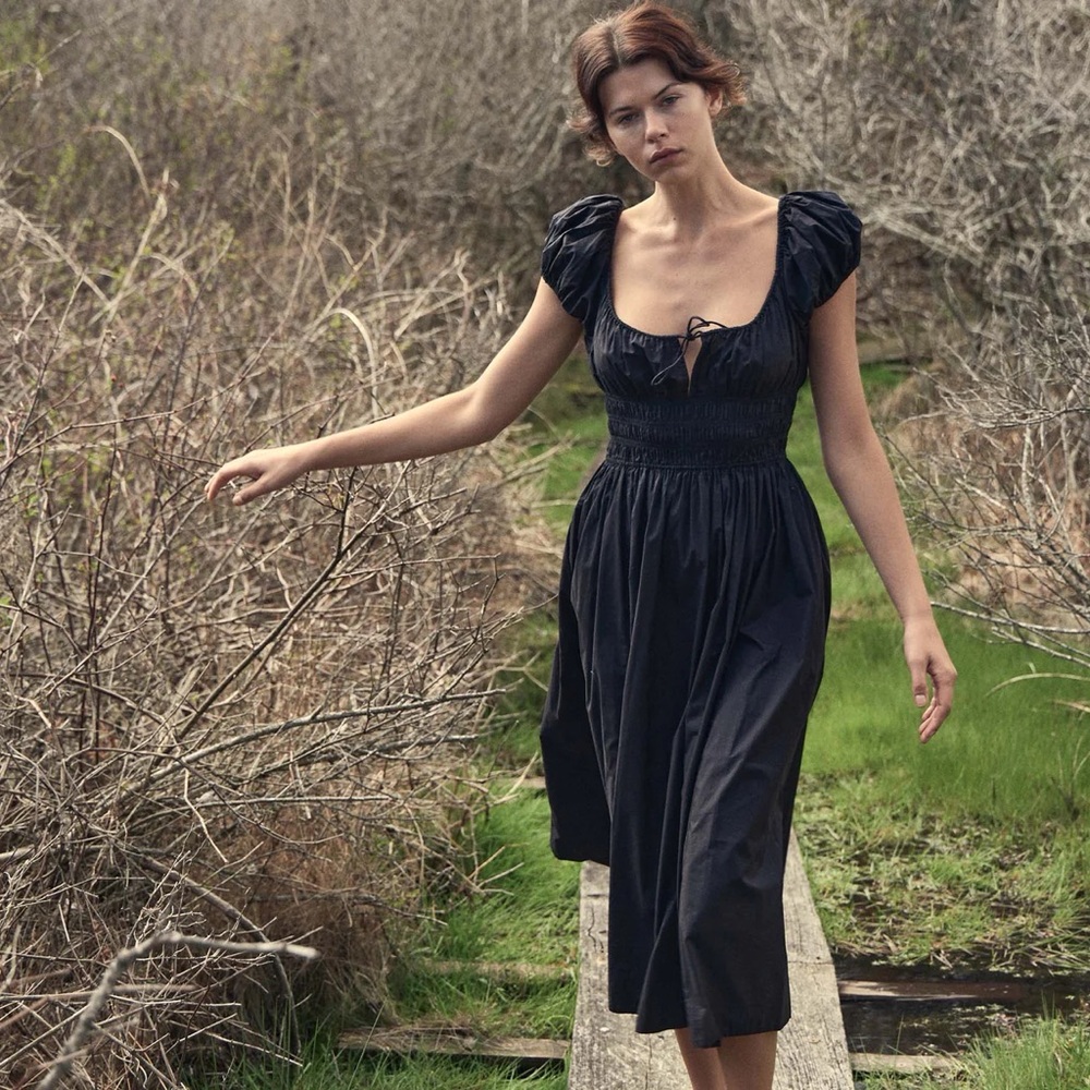 Doen Quinn dress black xxs xs